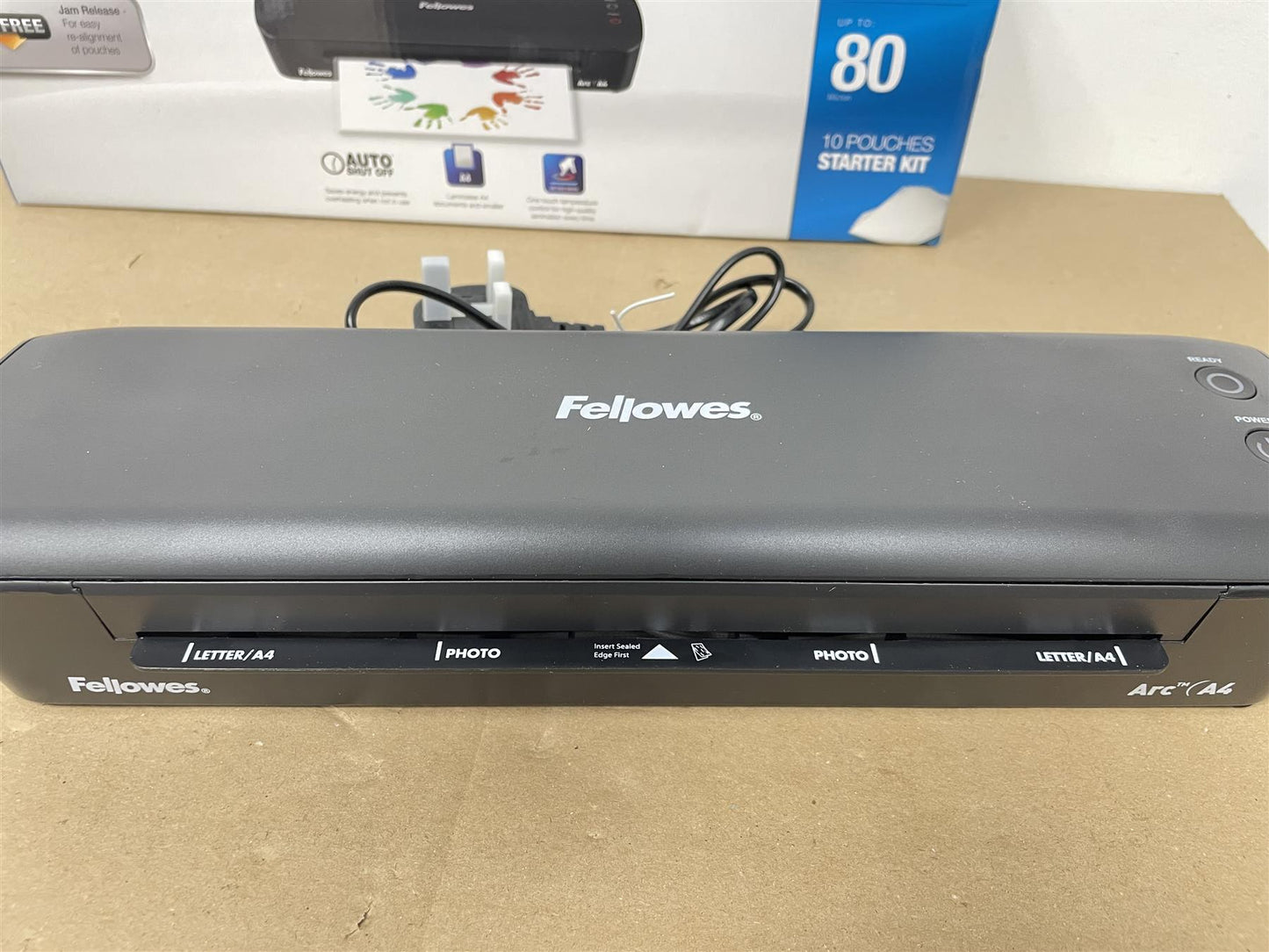 Fellowes Arc A4 Laminator Anti-jam technology.