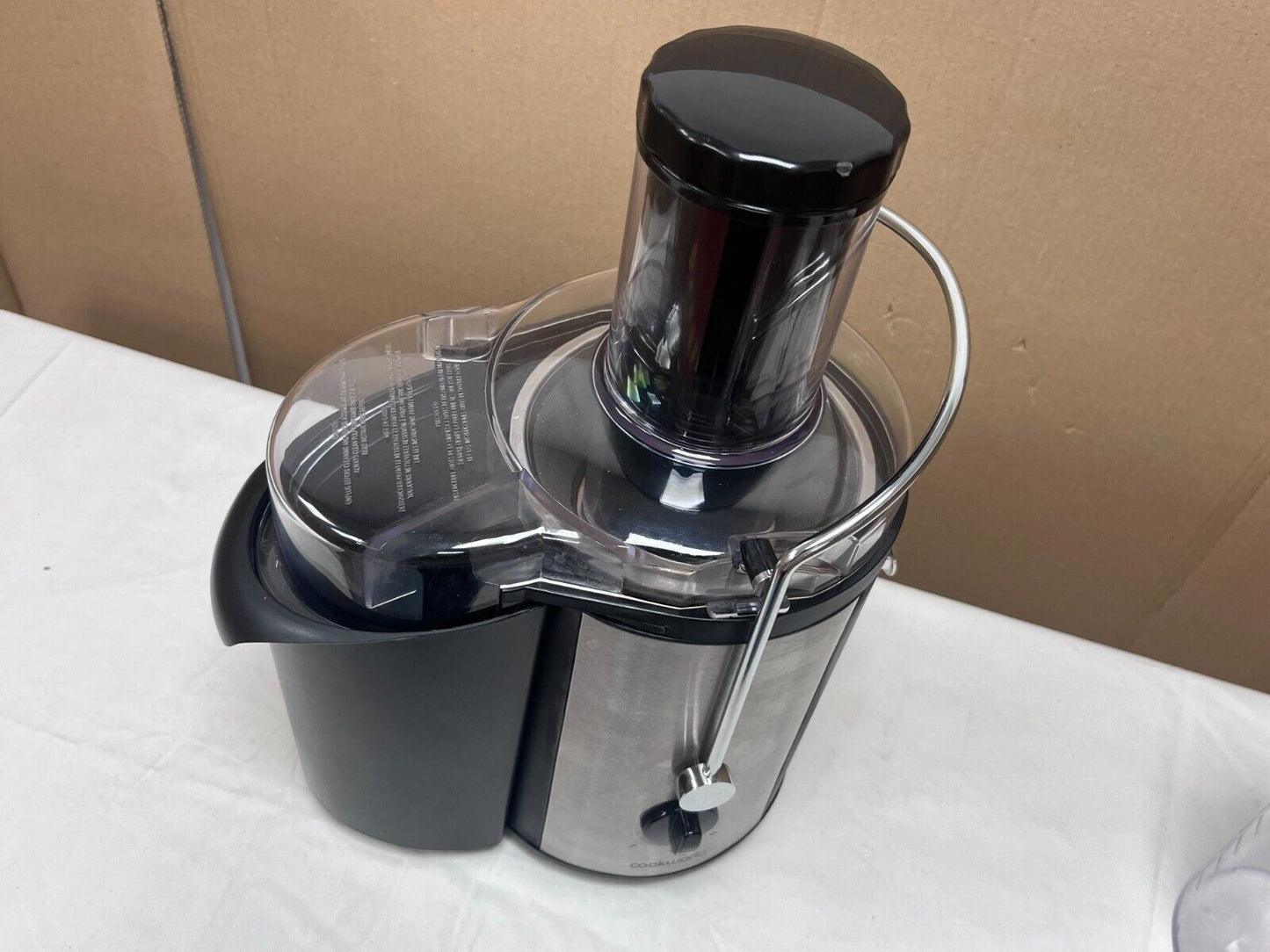 Cookworks Kitchen Electric 700W 1L Spin Juicer Juice Extractor Machine- Black