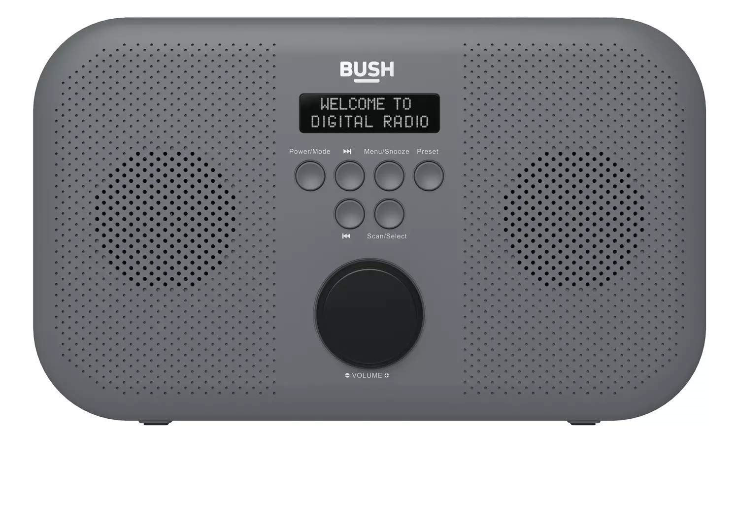 Bush Electronics Make Bush Portable Stereo DAB Radio - Grey – electronics-tec-shop