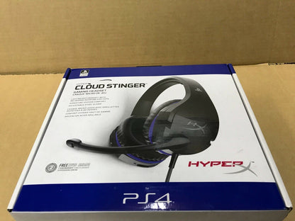 Headphones Earphones Headset Handsfree Gaming Genuine Wired Black/Blue PS4 PS5