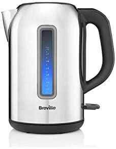 Breville Illuminated Jug Kettle - Stainless Steel Cordless  Removable filter