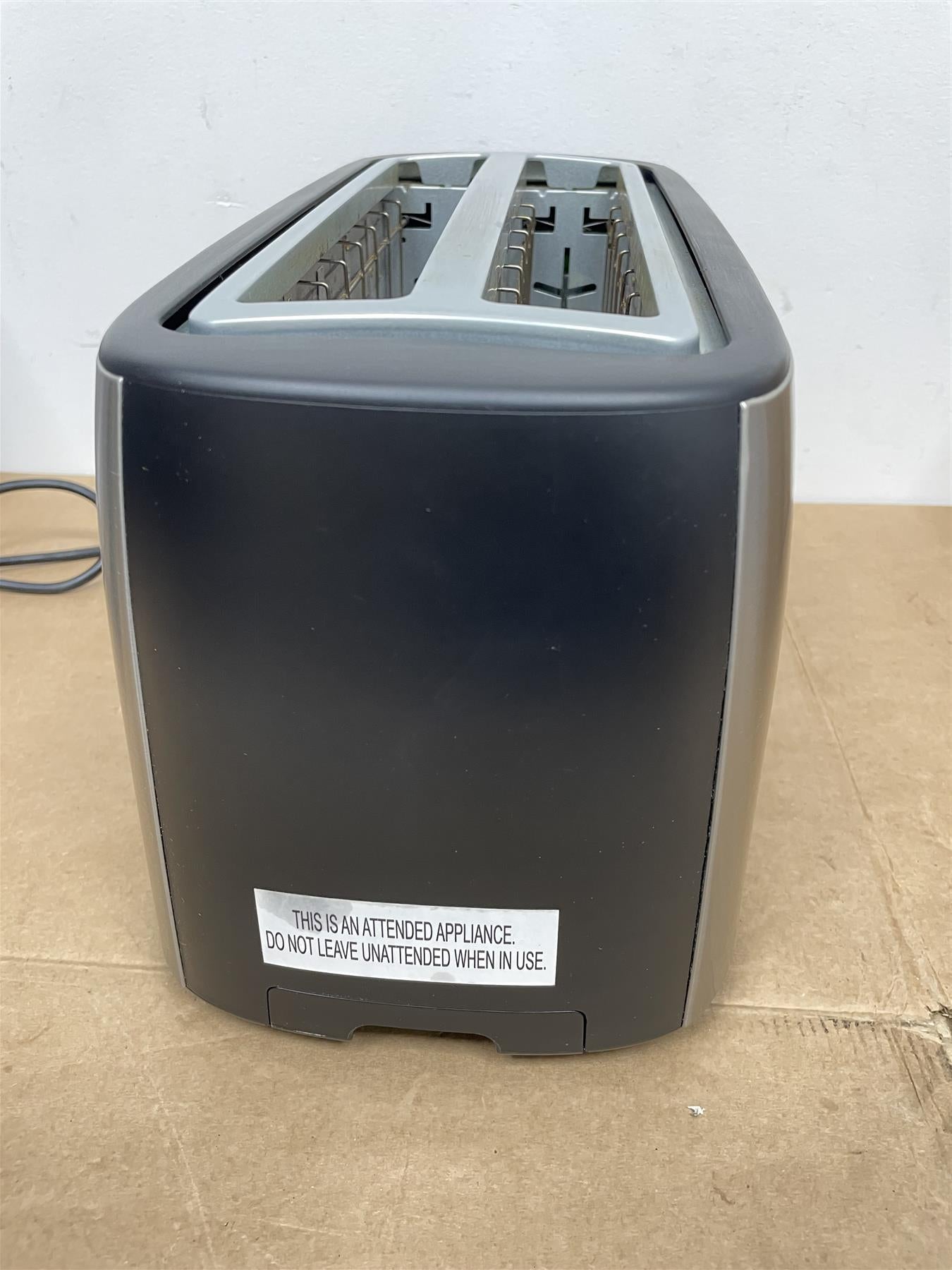 Cookworks T3206YE 2 Slice Toaster - Black and Grey