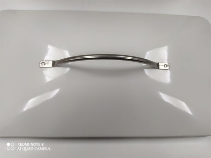 Home Lux Bread Bin Steel Everyday Kitchen Counter Cake loaf Storage Container