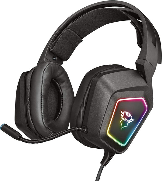 GXT 450 Blizz Trust Headphones Earphone over-Ear Gaming RGB Illumination USB PC