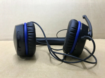 Headphones Earphones Headset Handsfree Gaming Genuine Wired Black/Blue PS4 PS5