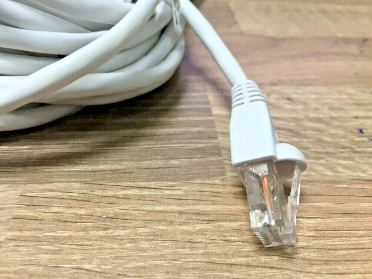 5m White Network Ethernet PVC Wired Connection Computer Cable Lead