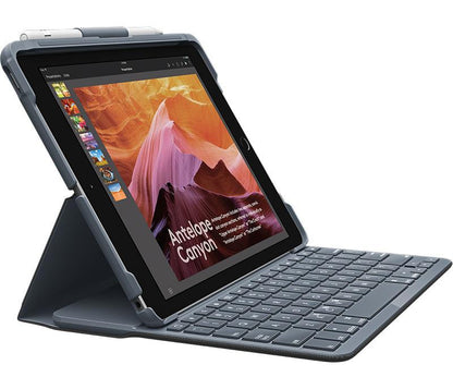 Logitech Slim Folio iPad Case 5th 6th Gen Ipad Air 3rd gen Keyboard Bluetooth