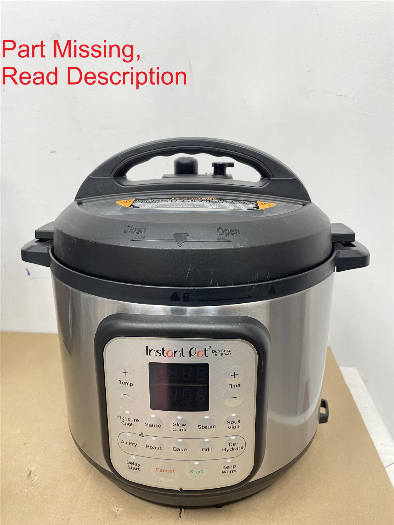 Instant Pot Crisp 11-in-1  5.7L Kitchen Electric Multi PressureCooker &Air Fryer