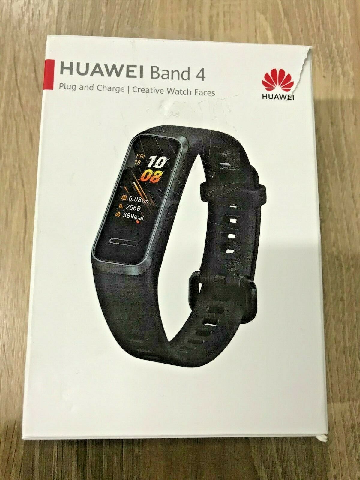 Huawei 4 Smart Band Fitness Tracker Blood Heart Rate Activity Monitor Fitbit USB